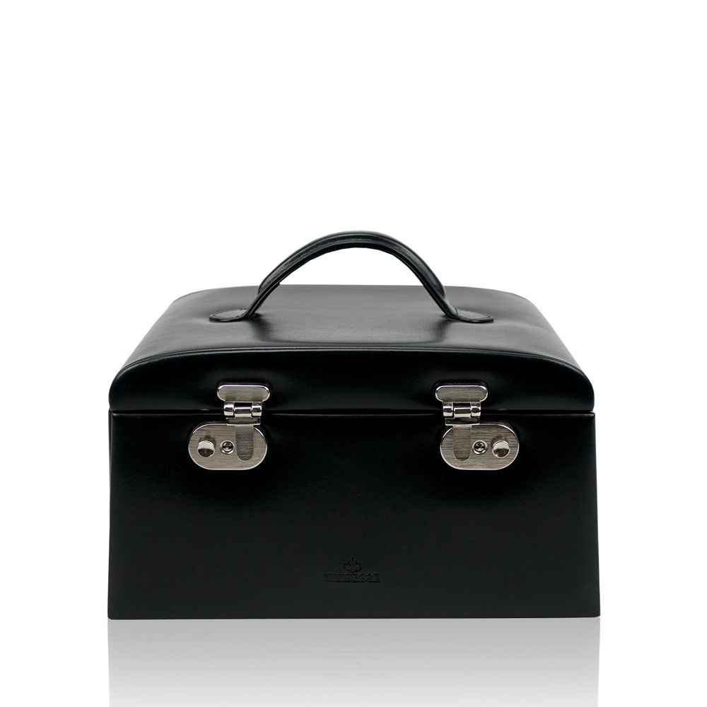 WINDROSE Schmuckkästchen Merino 11 - Schwarz