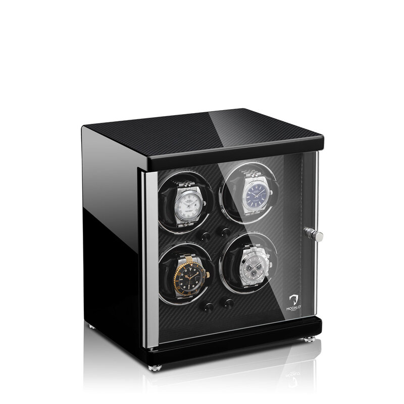 Modalo Uhrenbeweger Ambiente MV4 für 4 Uhren carbon
