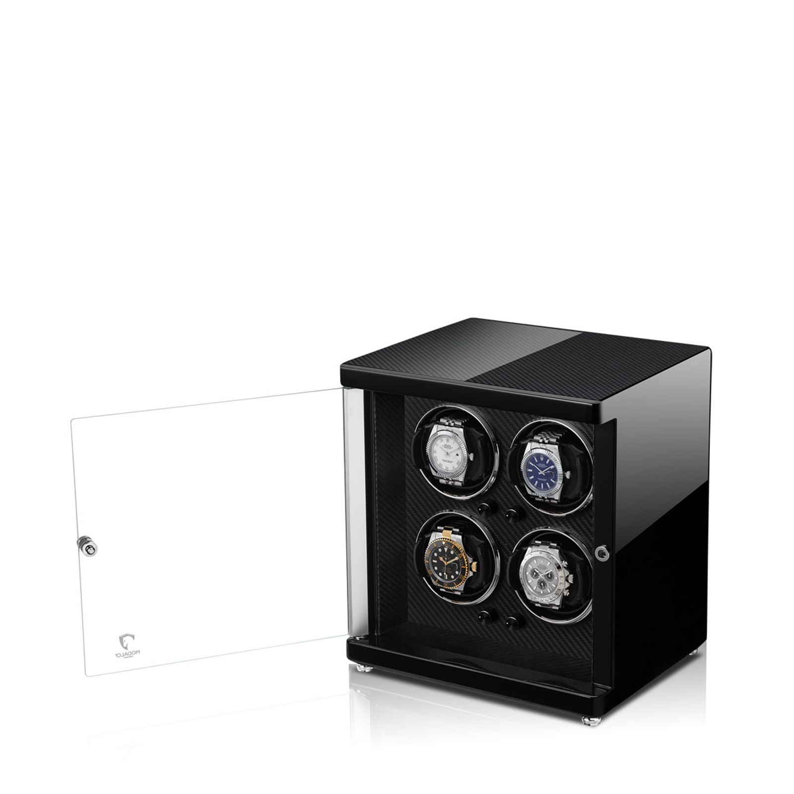 Modalo Uhrenbeweger Ambiente MV4 für 4 Uhren carbon