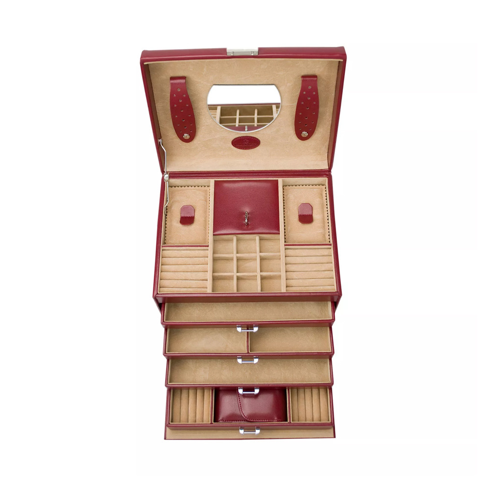 WINDROSE Schmuckkästchen Merino 13 - Rot