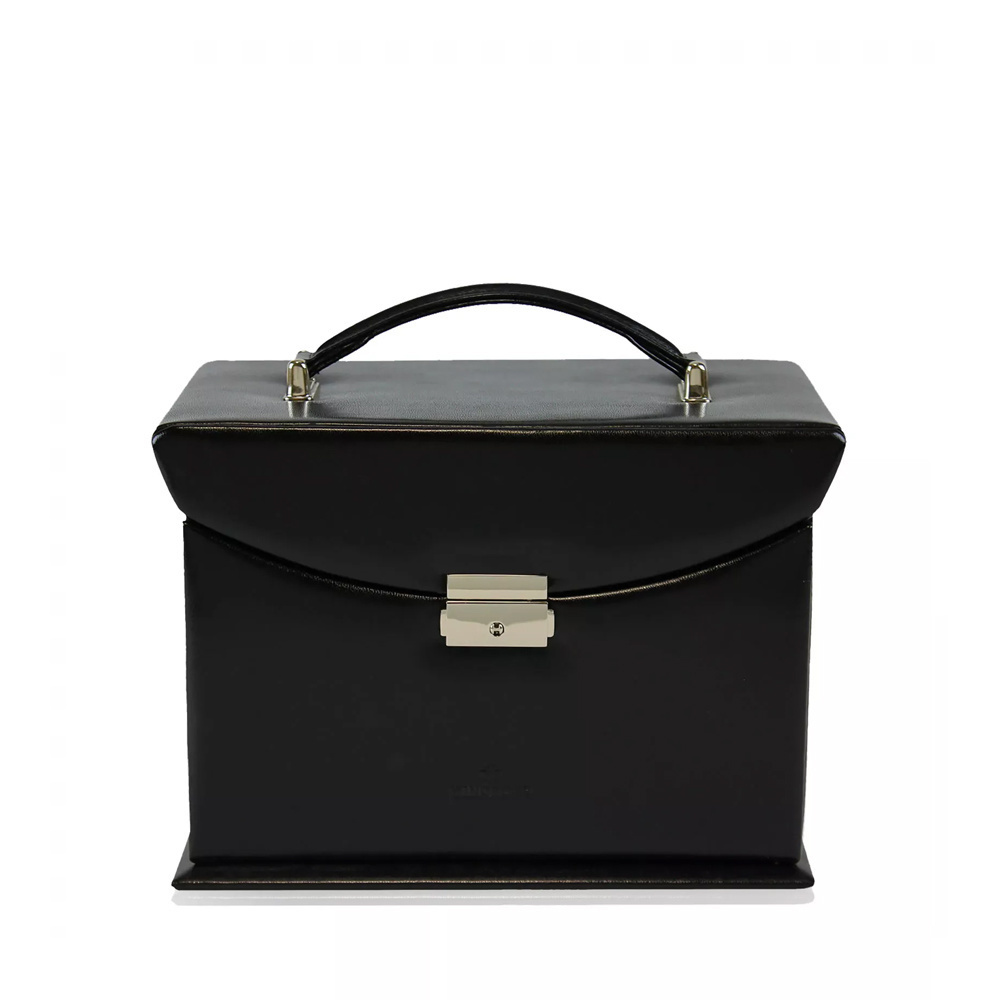 WINDROSE Schmuckkoffer Merino 17 - Schwarz