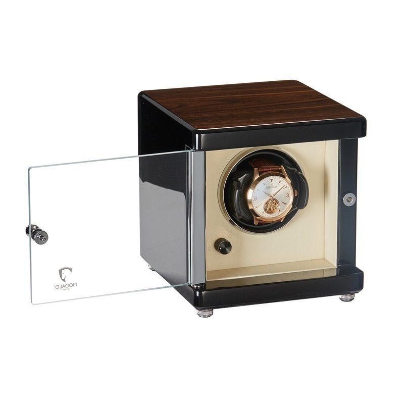 Modalo Uhrenbeweger Ambiente MV4 für 1 Uhr Walnuss-Beige