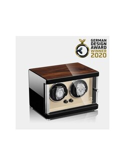 Modalo Uhrenbeweger Ambiente MV4 für 2 Uhren wallnuss-beige