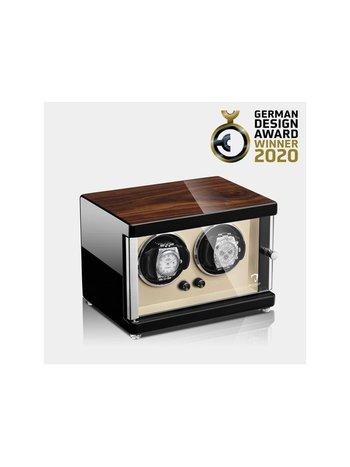 Modalo Uhrenbeweger Ambiente MV4 für 2 Uhren wallnuss-beige