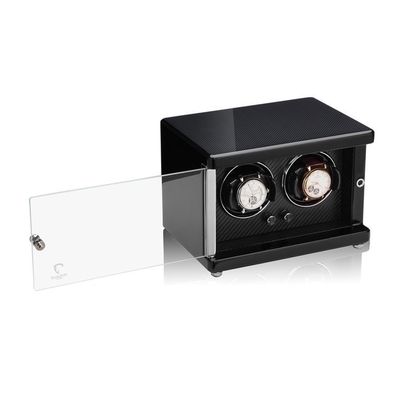 Modalo Uhrenbeweger Ambiente MV4 für 2 Uhren Carbon