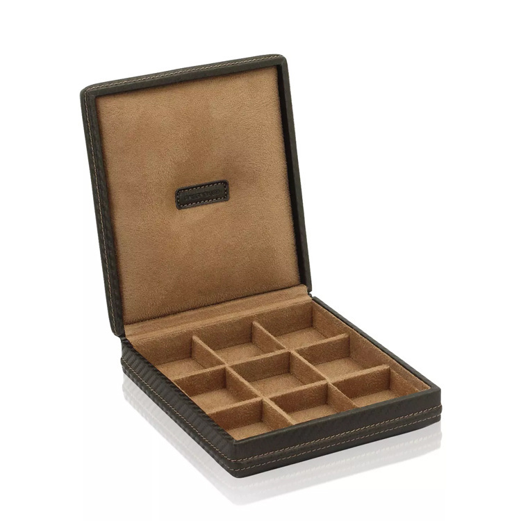 FRIEDRICH Manschetten- und Ringbox Carbon - Dunkelbraun