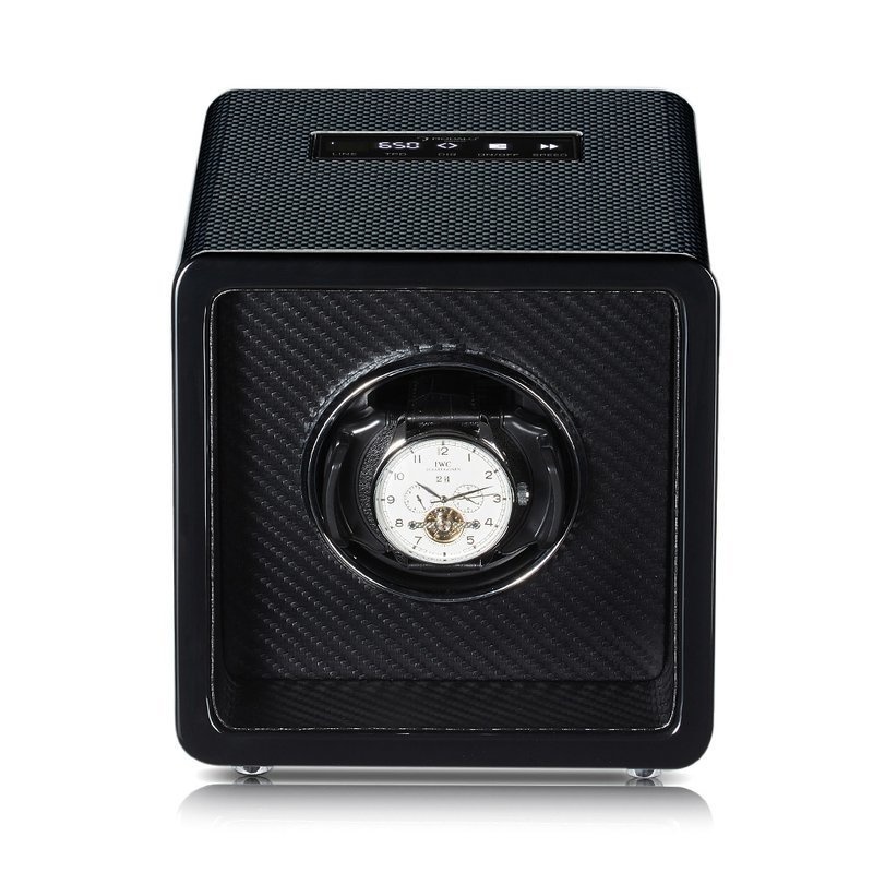 Modalo  Uhrenbeweger Saturn MV4 für 1 Uhr carbon-schwarz