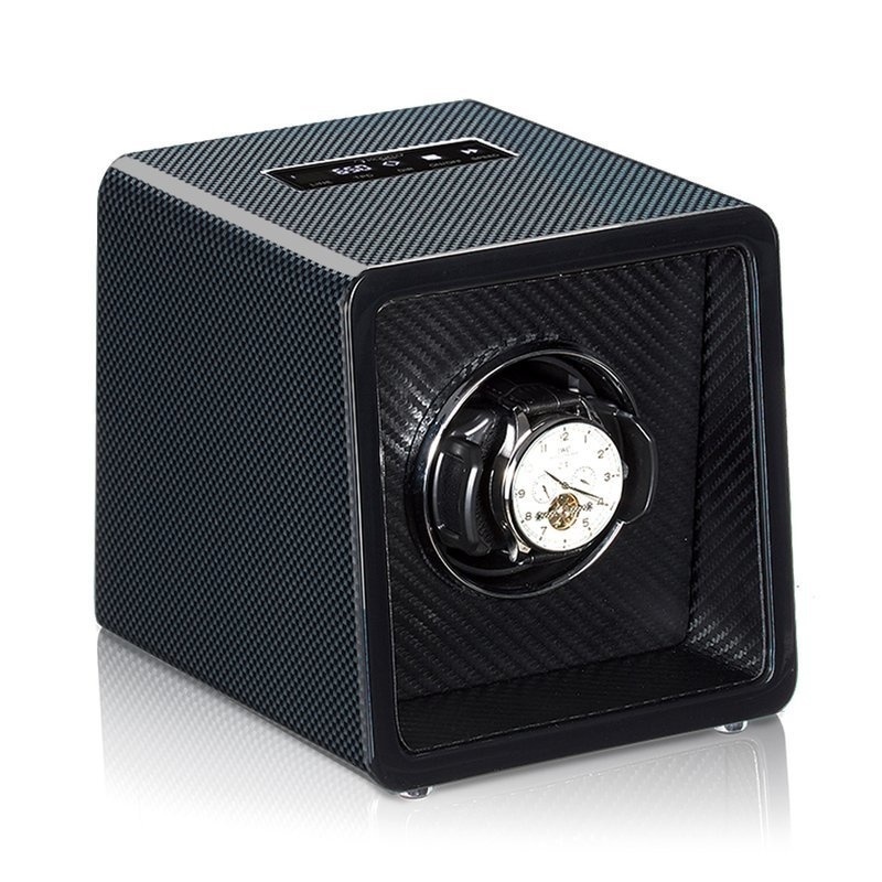 Modalo  Uhrenbeweger Saturn MV4 für 1 Uhr carbon-schwarz