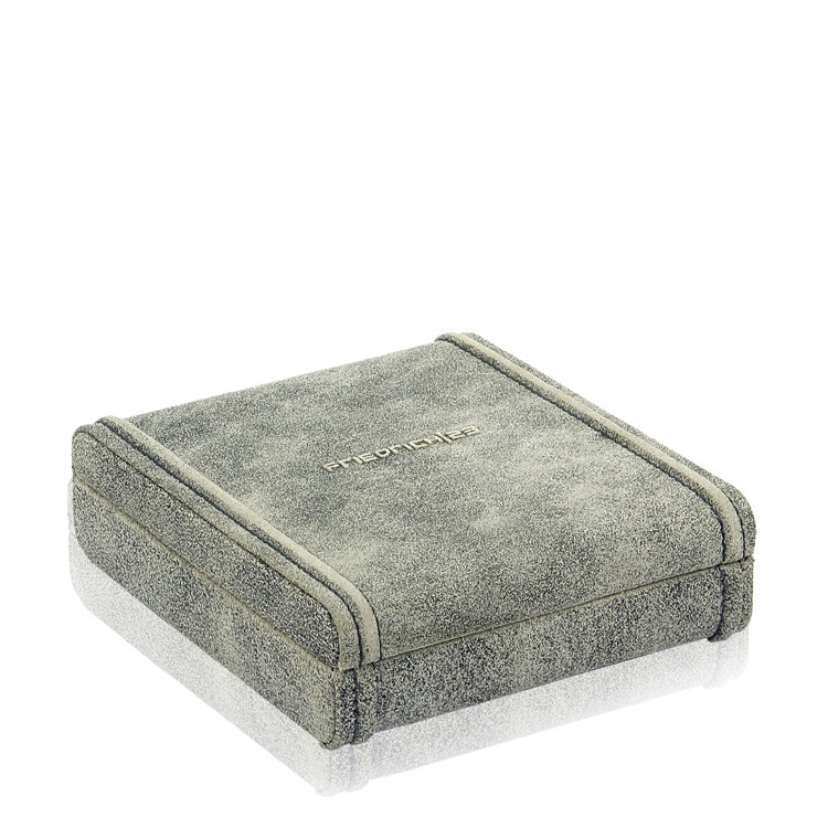 FRIEDRICH Manschetten- und Ringbox mit elastischen Schlaufen Cubano - Grau