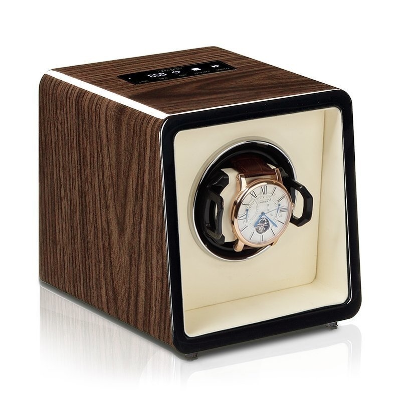 Modalo  Uhrenbeweger Saturn MV4 für 1 Uhr walnuss-beige