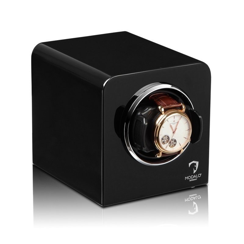 Modalo  Uhrenbeweger Inspiration MV4 für 1 Uhr Schwarz