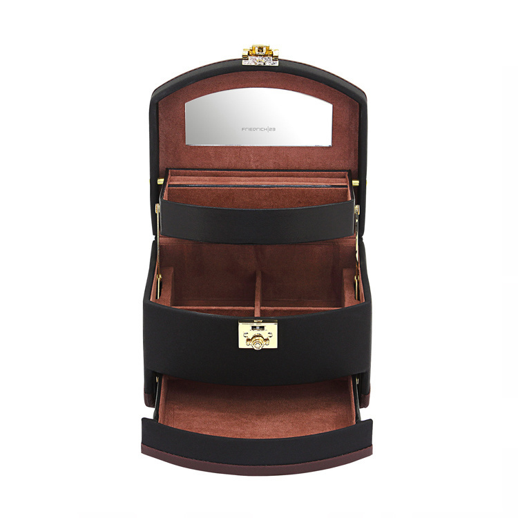 FRIEDRICH Schmuckschatulle Copenhagen 2.0 S - Schwarz/Rouge