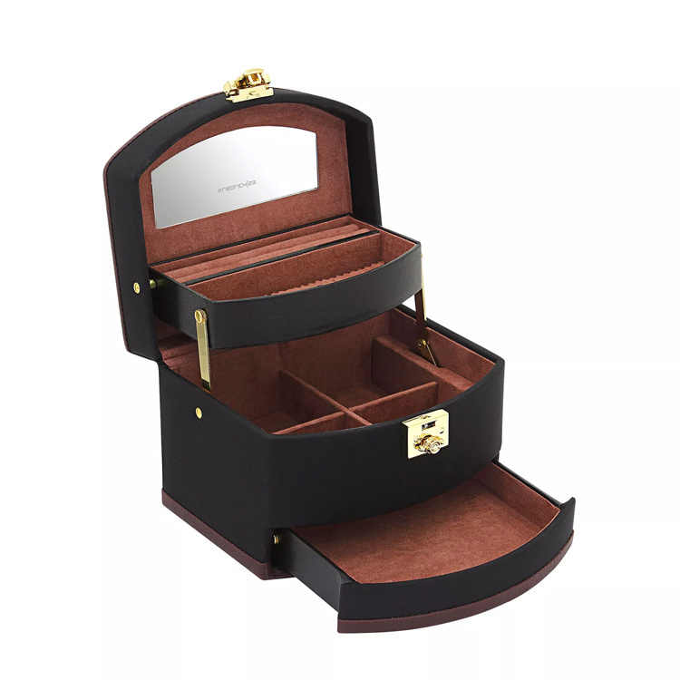 FRIEDRICH Schmuckschatulle Copenhagen 2.0 S - Schwarz/Rouge