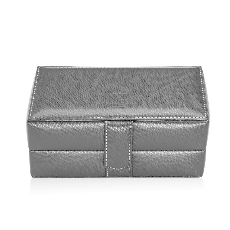 Modalo  Uhrenbox Gallante für 3 Uhren Schwarz