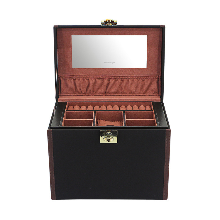 FRIEDRICH Schmuckschatulle Copenhagen 2.0 L - Schwarz/Rouge