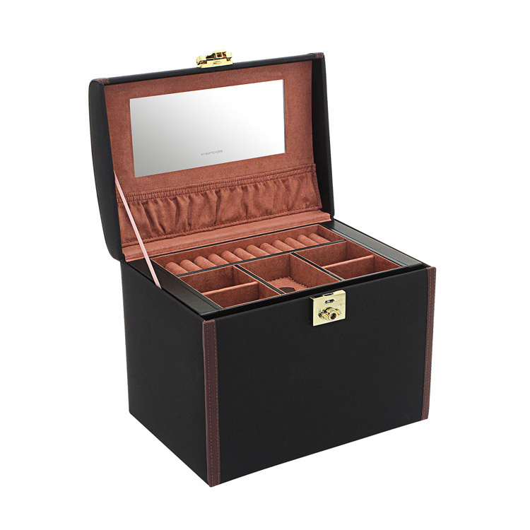 FRIEDRICH Schmuckschatulle Copenhagen 2.0 L - Schwarz/Rouge