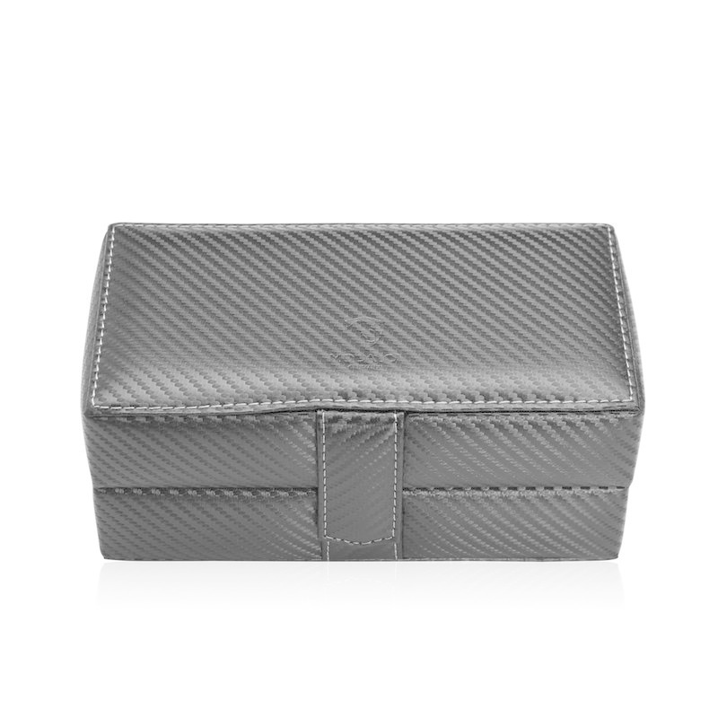 Modalo  Uhrenbox Gallante für 3 Uhren Carbon