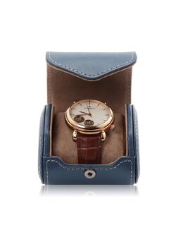 Modalo Uhrenetui Aquila für 1 Uhr Blau