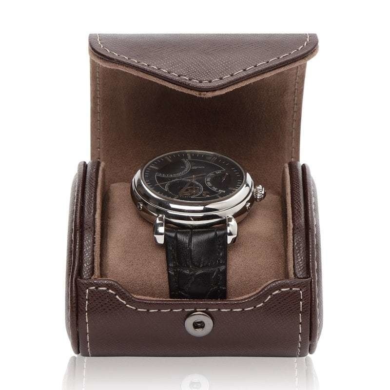 Modalo  Uhrenetui Aquila für 1 Uhr Braun