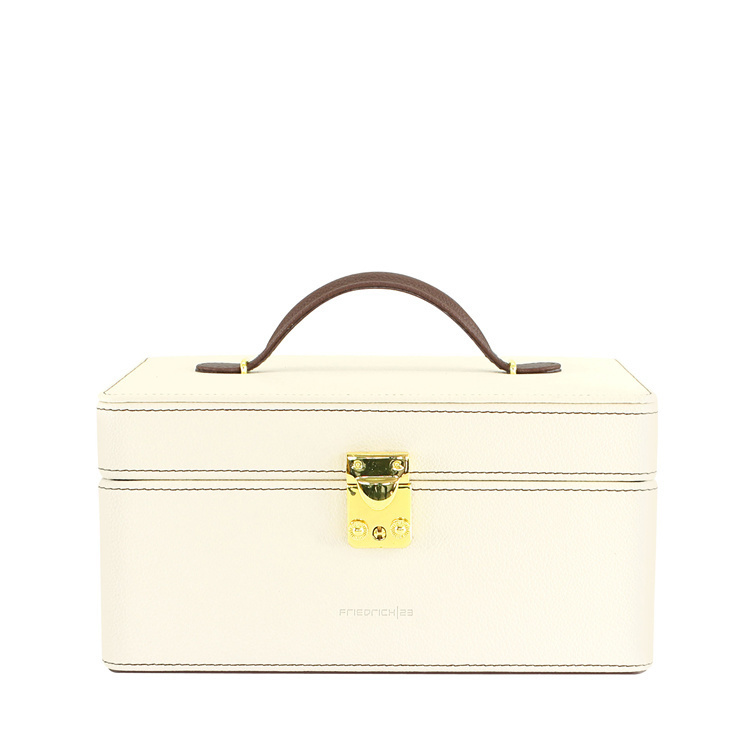 FRIEDRICH Schmuckkoffer Ascot - Elfenbeinweiss/Braun