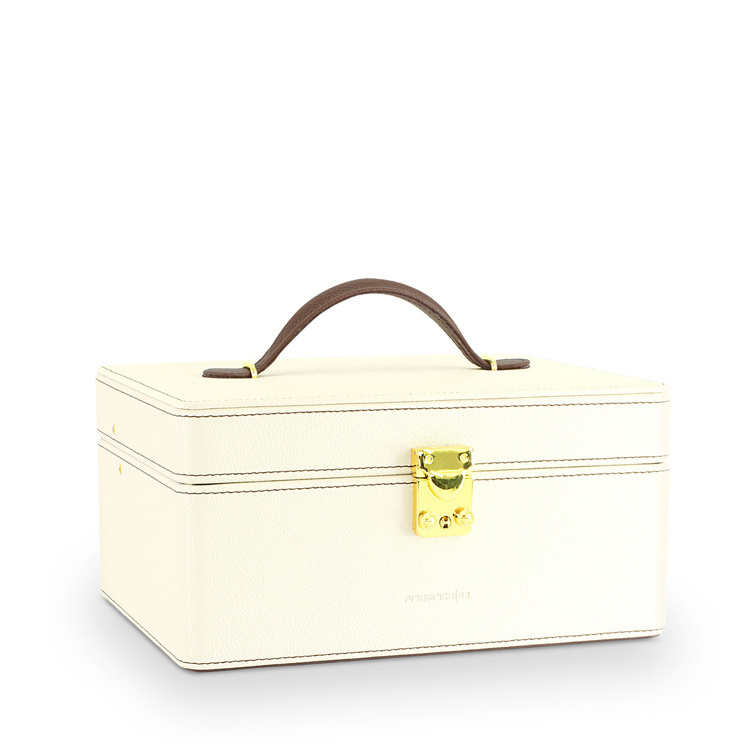 FRIEDRICH Schmuckkoffer Ascot - Elfenbeinweiss/Braun