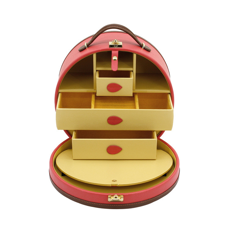 FRIEDRICH Kosmetik-Schmuckkoffer Ascot - Koralle