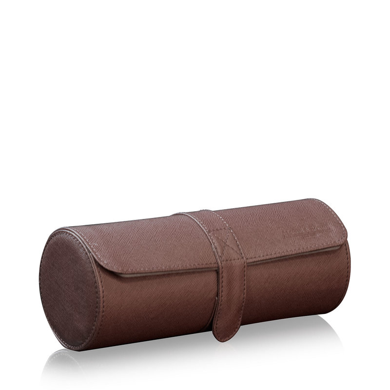 Heisse & Söhne  Uhrenrolle / Uhrenetui Rondo 3 - Braun