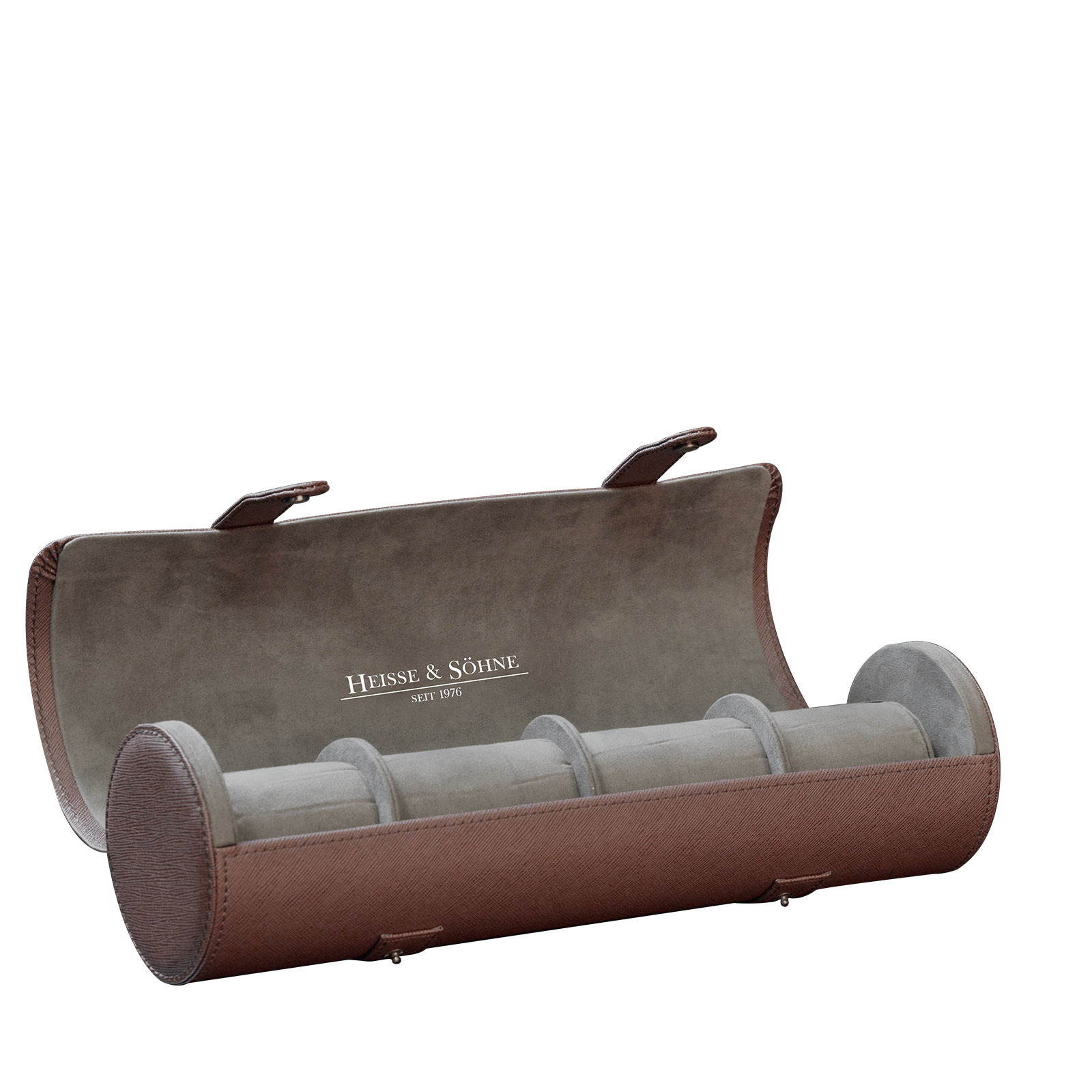 Heisse & Söhne Uhrenrolle / Uhrenetui Rondo 5 - Braun