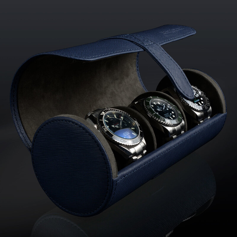 Heisse & Söhne Uhrenrolle Rondo 3 - Blau