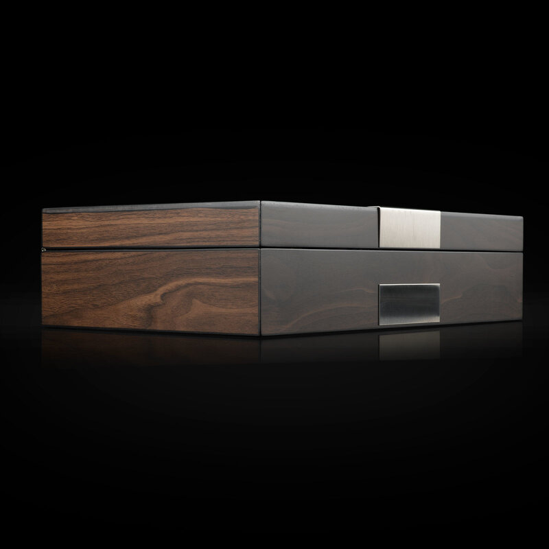 Heisse & Söhne  Uhrenbox Monteray 8+ - Walnuss Seidenmatt