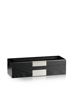 Heisse & Söhne Uhrenbox Monteray 5 Esche - Schwarz Seidenmatt