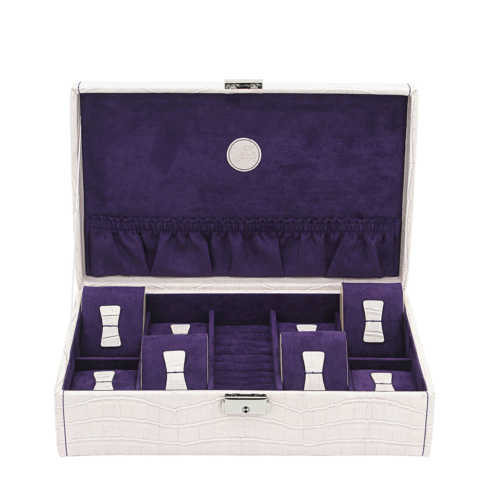 FRIEDRICH Uhrenkoffer Le Croc M - Weiß