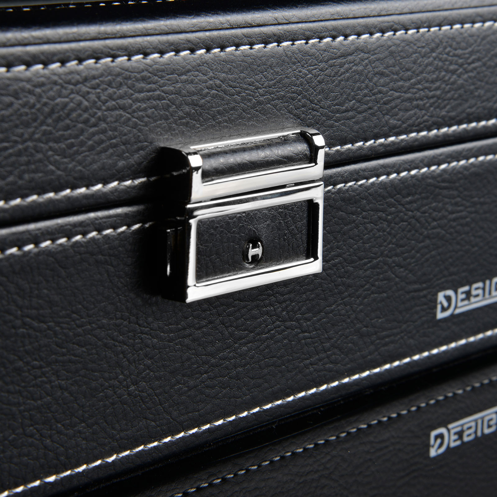 Designhütte Uhrenbox Houston 5 - Schwarz