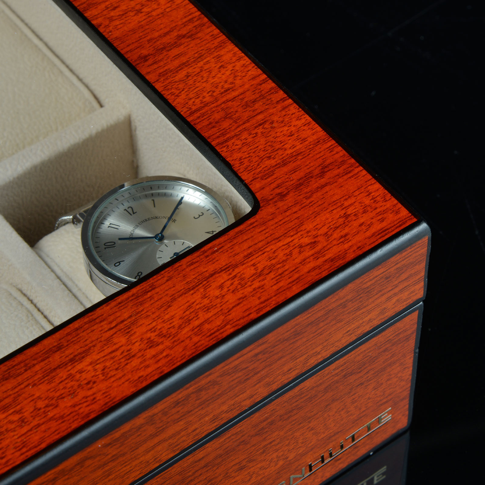 Designhütte Uhrenbox Auckland 10 - Kirsche