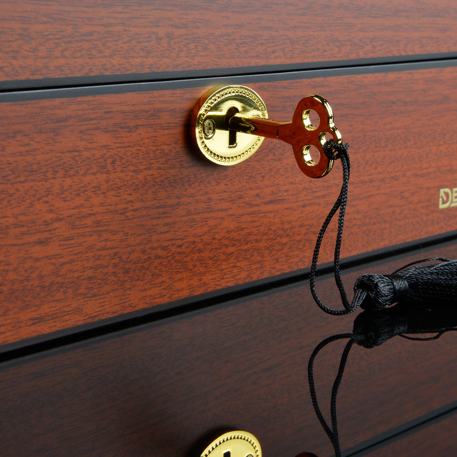 Designhütte Uhrenbox Auckland 10 - Kirsche