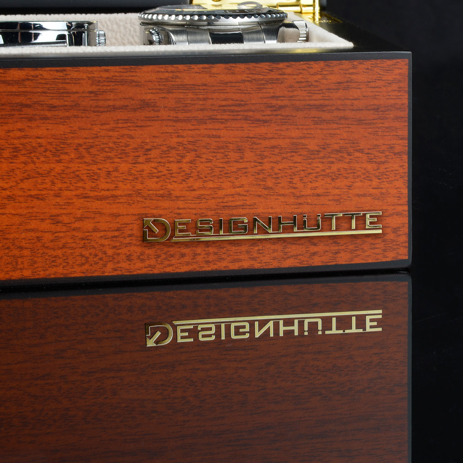 Designhütte Uhrenbox Auckland 10 - Kirsche