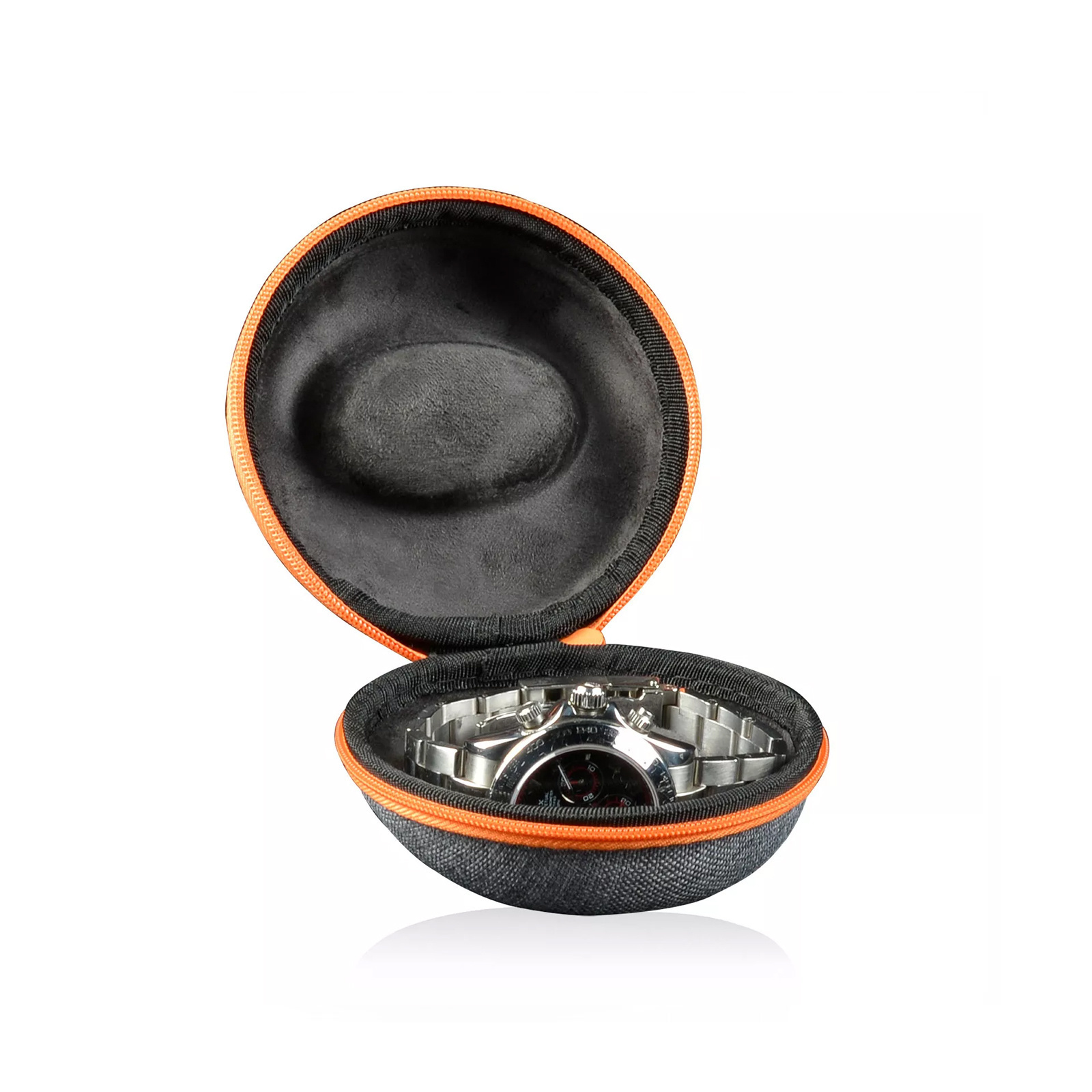 Designhütte Uhrenbox Donut - Hellgrau