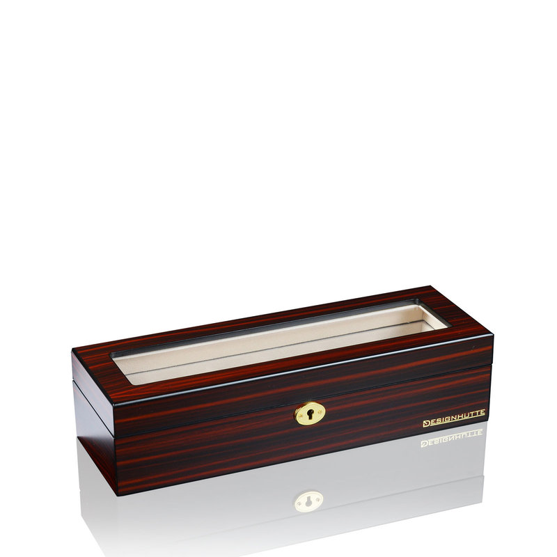 Designhütte Uhrenbox Auckland 6 - Braun, Schwarz