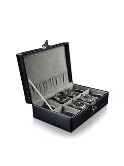 Designhütte Uhrenbox Solid 8 - Schwarz