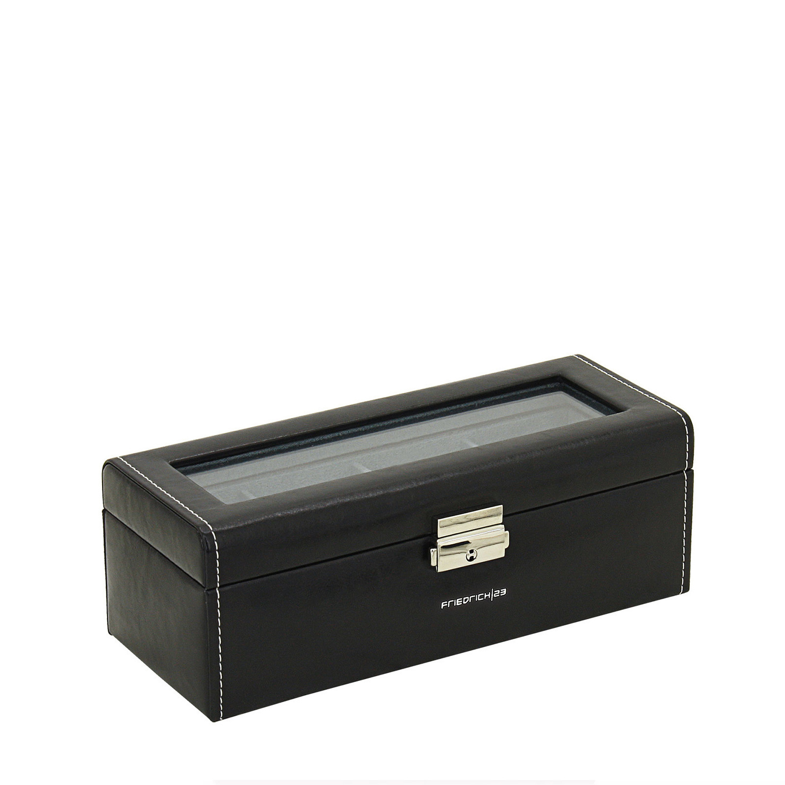 FRIEDRICH Uhrenbox mit Sichtfenster Bond 4 - Schwarz
