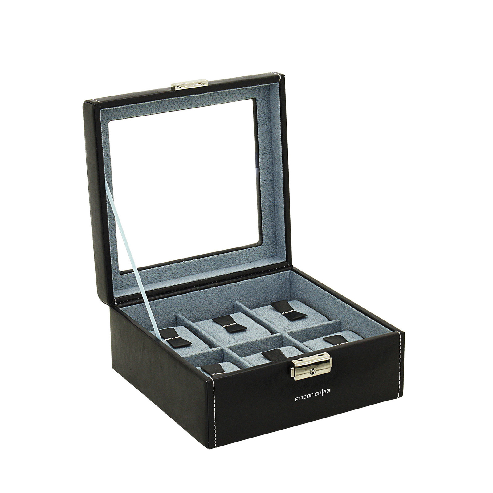 FRIEDRICH  Uhrenbox mit Sichtfenster Bond 6 - Schwarz