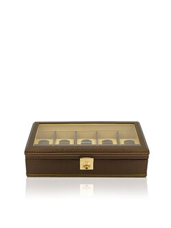 FRIEDRICH Uhrenbox Carbon 10 - Gelb