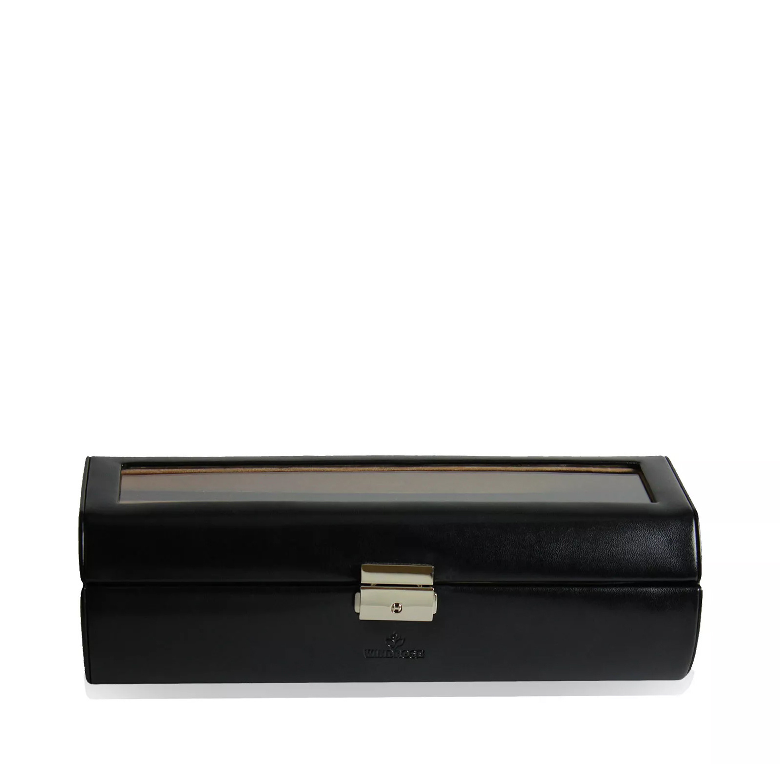 WINDROSE Uhrenbox Merino 7 - Schwarz