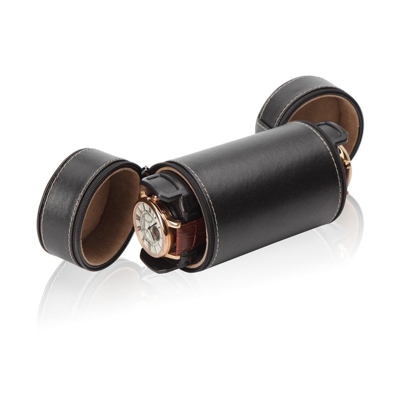 Modalo  Uhrenrolle Primus für 2 Uhren Schwarz