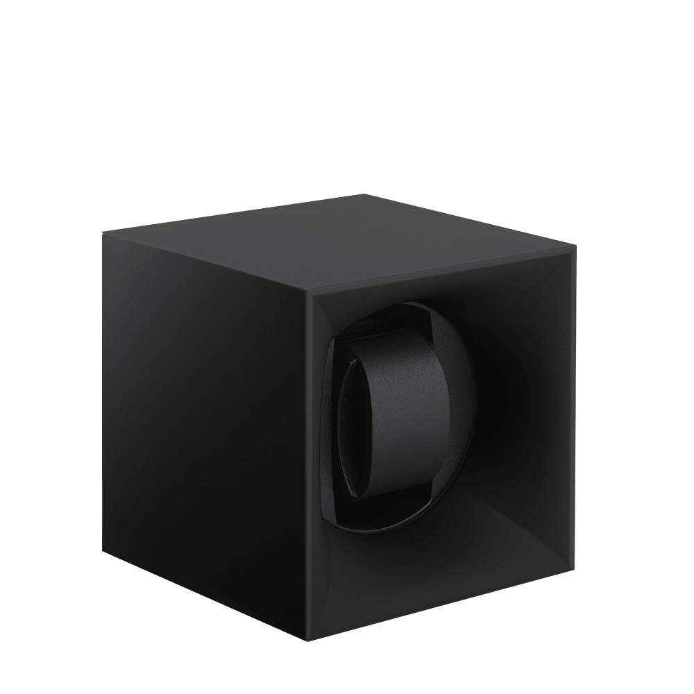 SWISS KUBIK Uhrenbeweger ABS Starterbox - Schwarz