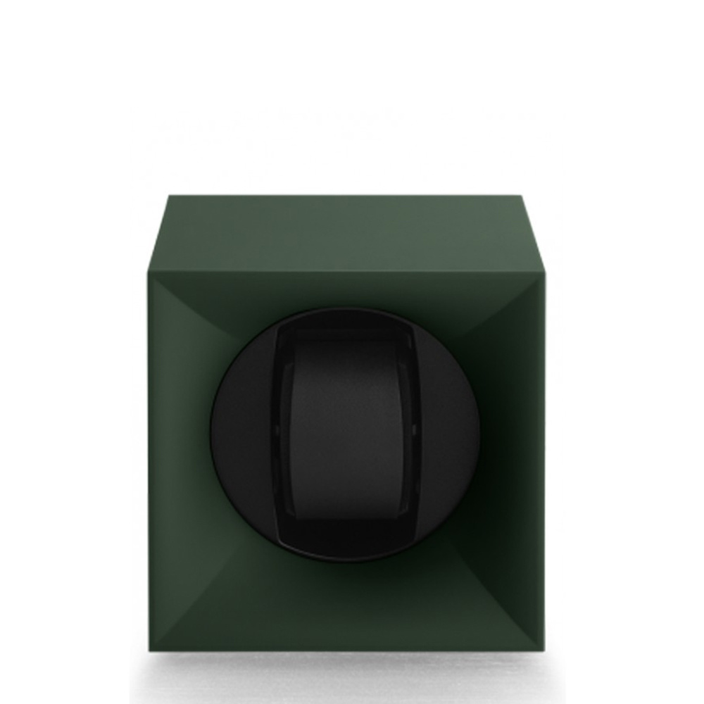 SWISS KUBIK Uhrenbeweger ABS Starterbox - Dunkelgrün