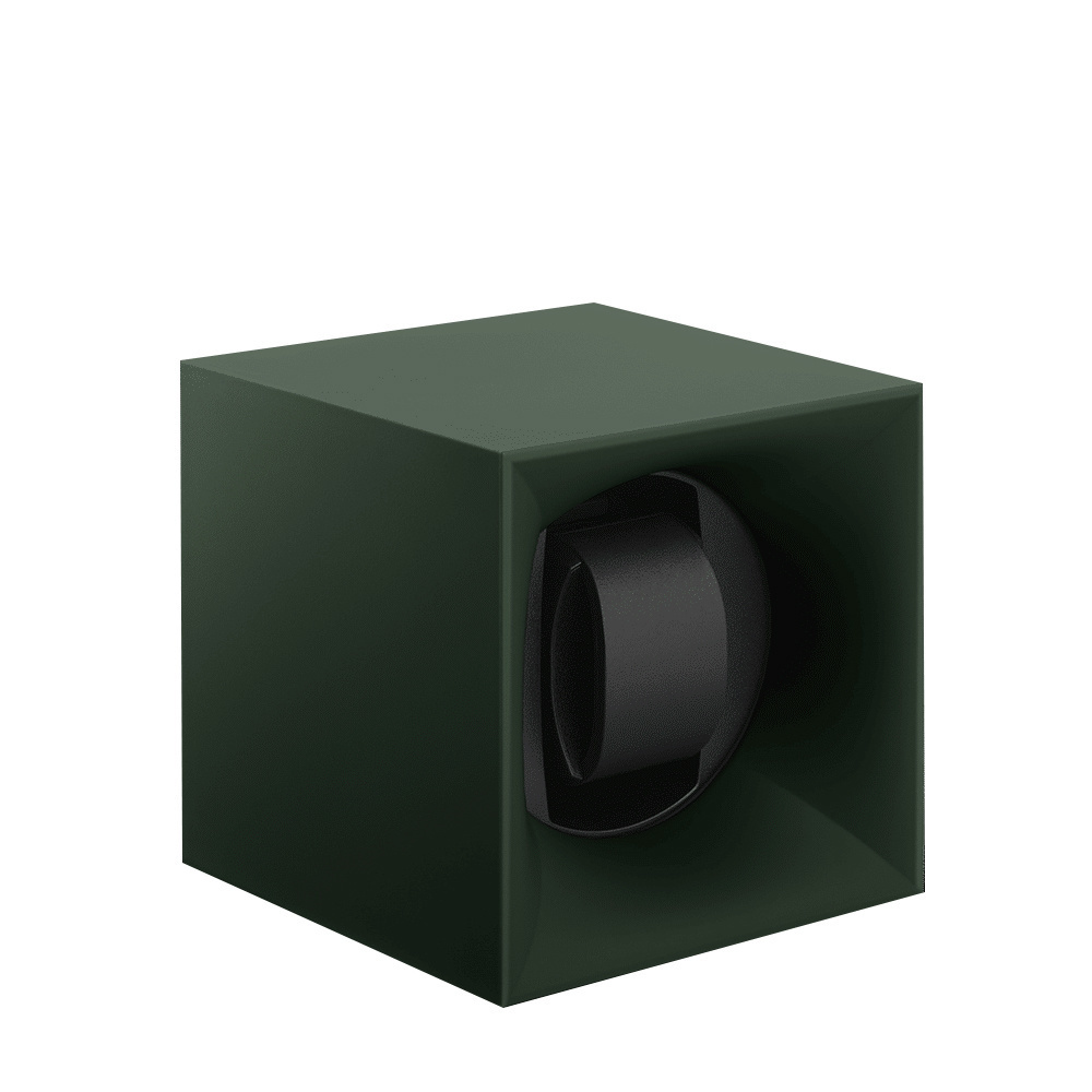 SWISS KUBIK Uhrenbeweger ABS Starterbox - Dunkelgrün