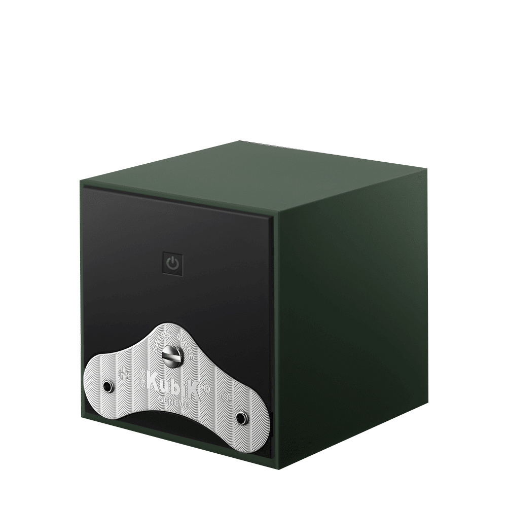 SWISS KUBIK Uhrenbeweger ABS Starterbox - Dunkelgrün