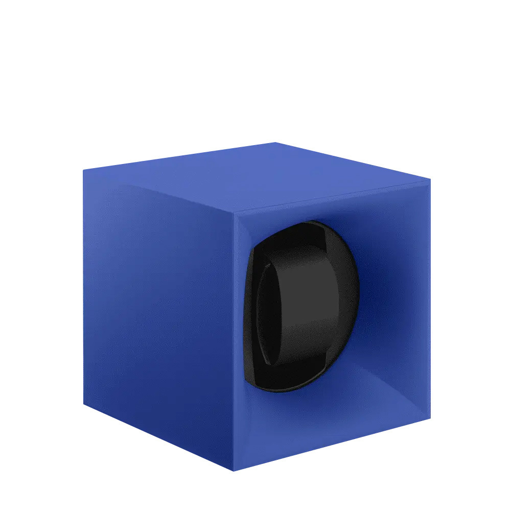 SWISS KUBIK Uhrenbeweger ABS Starterbox - Blau