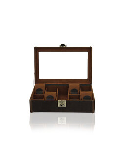 FRIEDRICH Uhrenbox Cubano XL - Braun